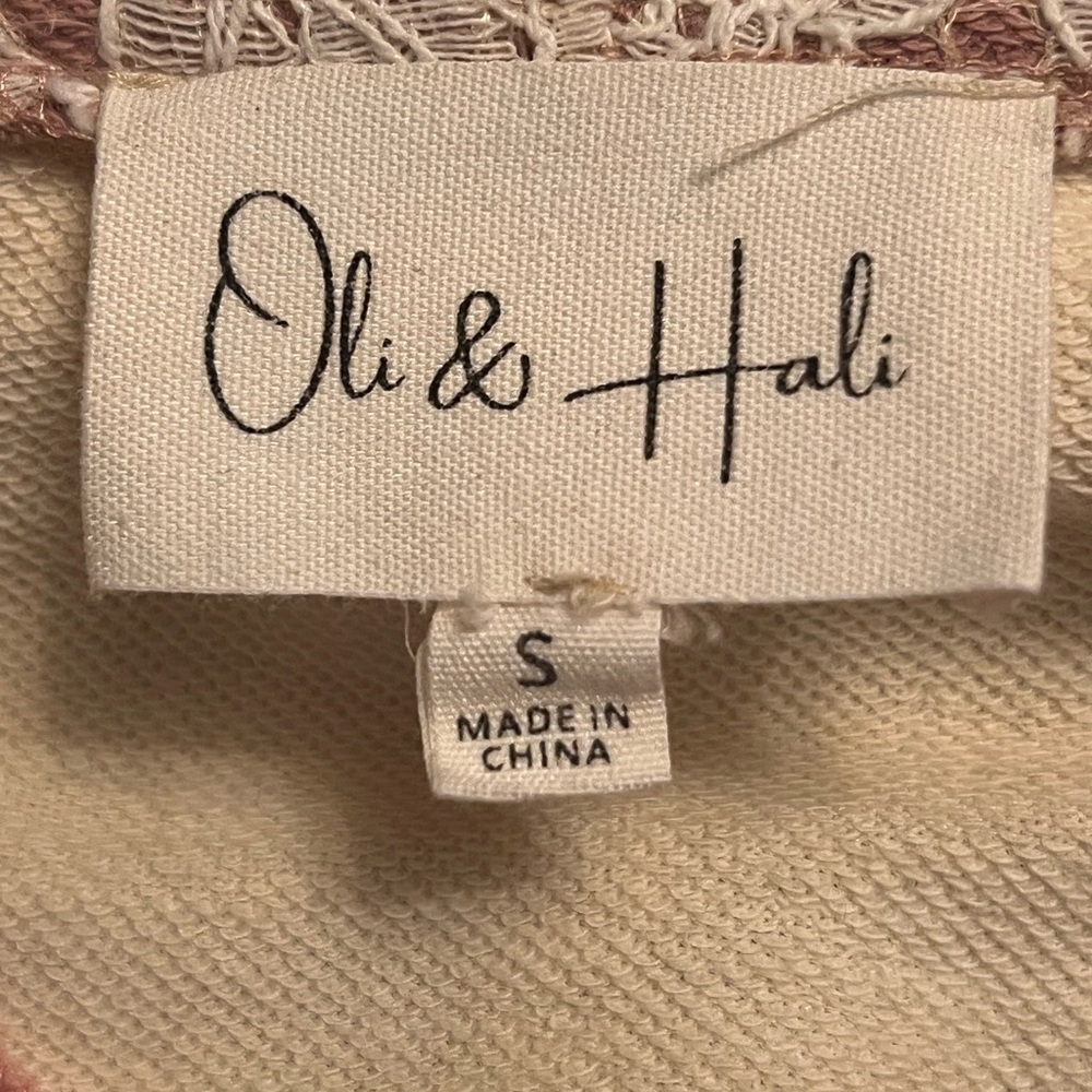 Oli & Hali Boho Pink And Cream Star Patchwork Jac… - image 6